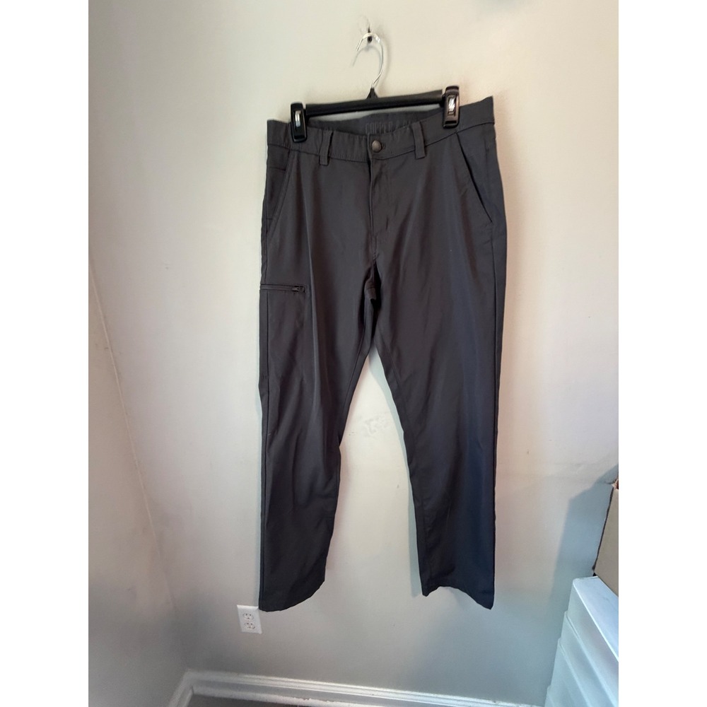 Copper & Oak Supply Co Mens Gray Performance Pants 32x34 Utility Pocket Hiking